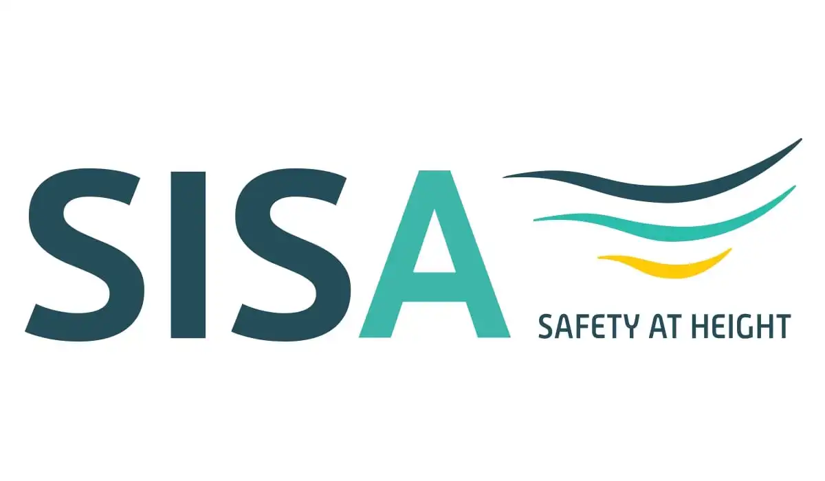 Logo firmy SISA Safety at Height
